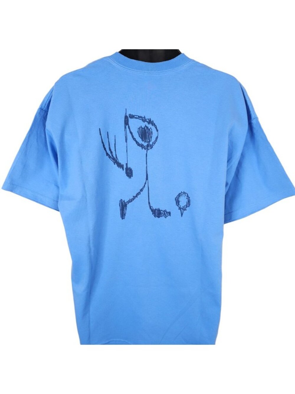 Vintage Golf T Shirt Mens Size XL Blue Y2K Stick Figure - Picture 4 of 7